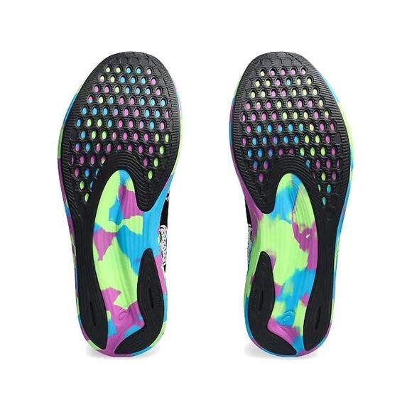 ASICS Noosa TRI 15 Men\'s Running Shoes Black/Island Blue Size 12 M Skull